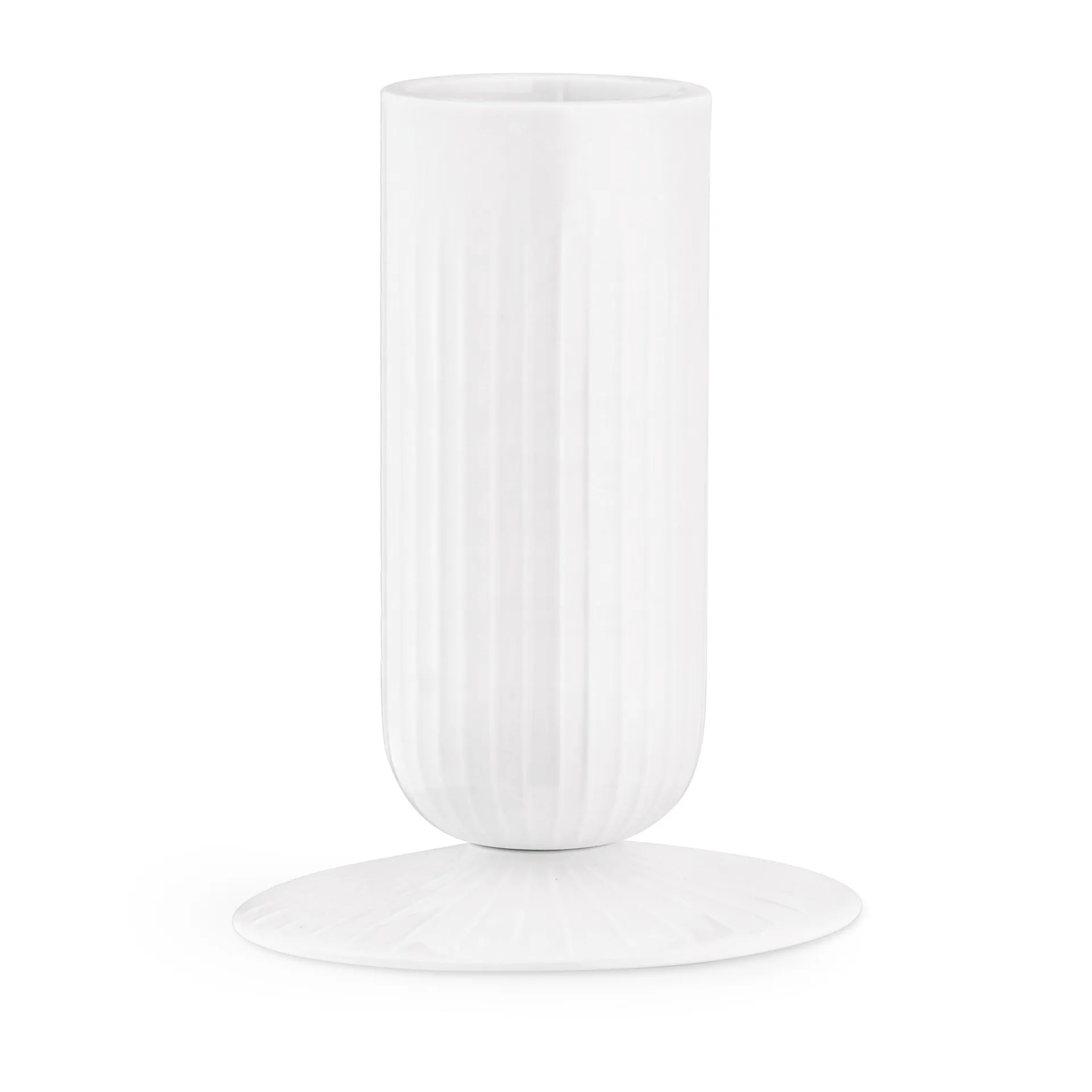 Bougeoir bloc Hammershøi 14,5 cm, Blanc Kähler