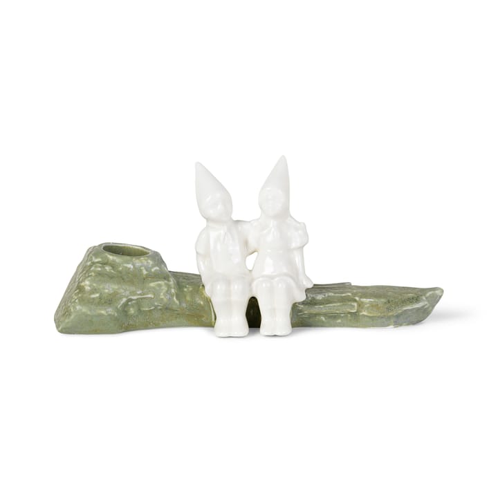 Bougeoir Christmas Tales accolade de Noël 8,5 cm, Blanc Kähler