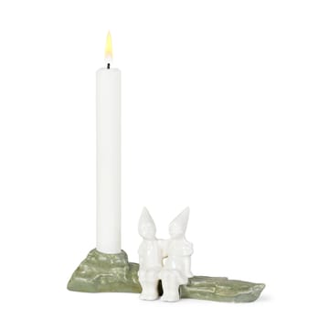 Bougeoir Christmas Tales accolade de Noël 8,5 cm - Blanc - Kähler