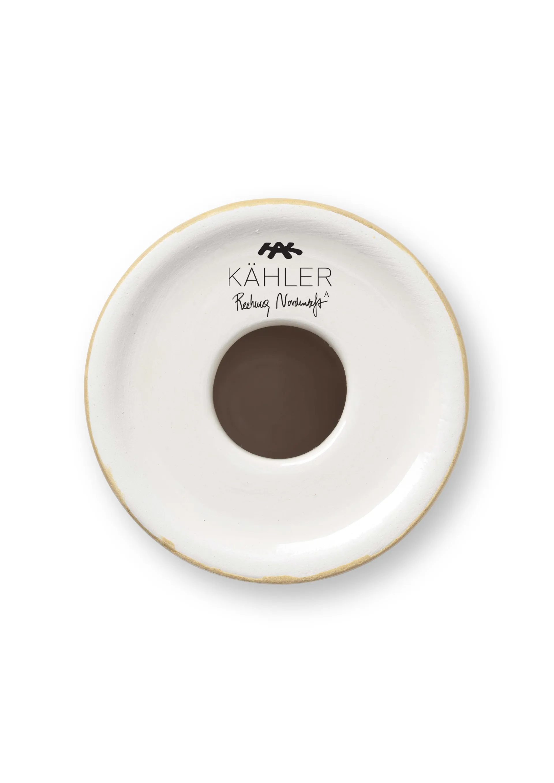 Bougeoir Omaggio Nuovo 16 cm, Ocre Kähler