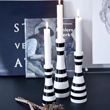 Bougeoir Omaggio petit - noir - Kähler