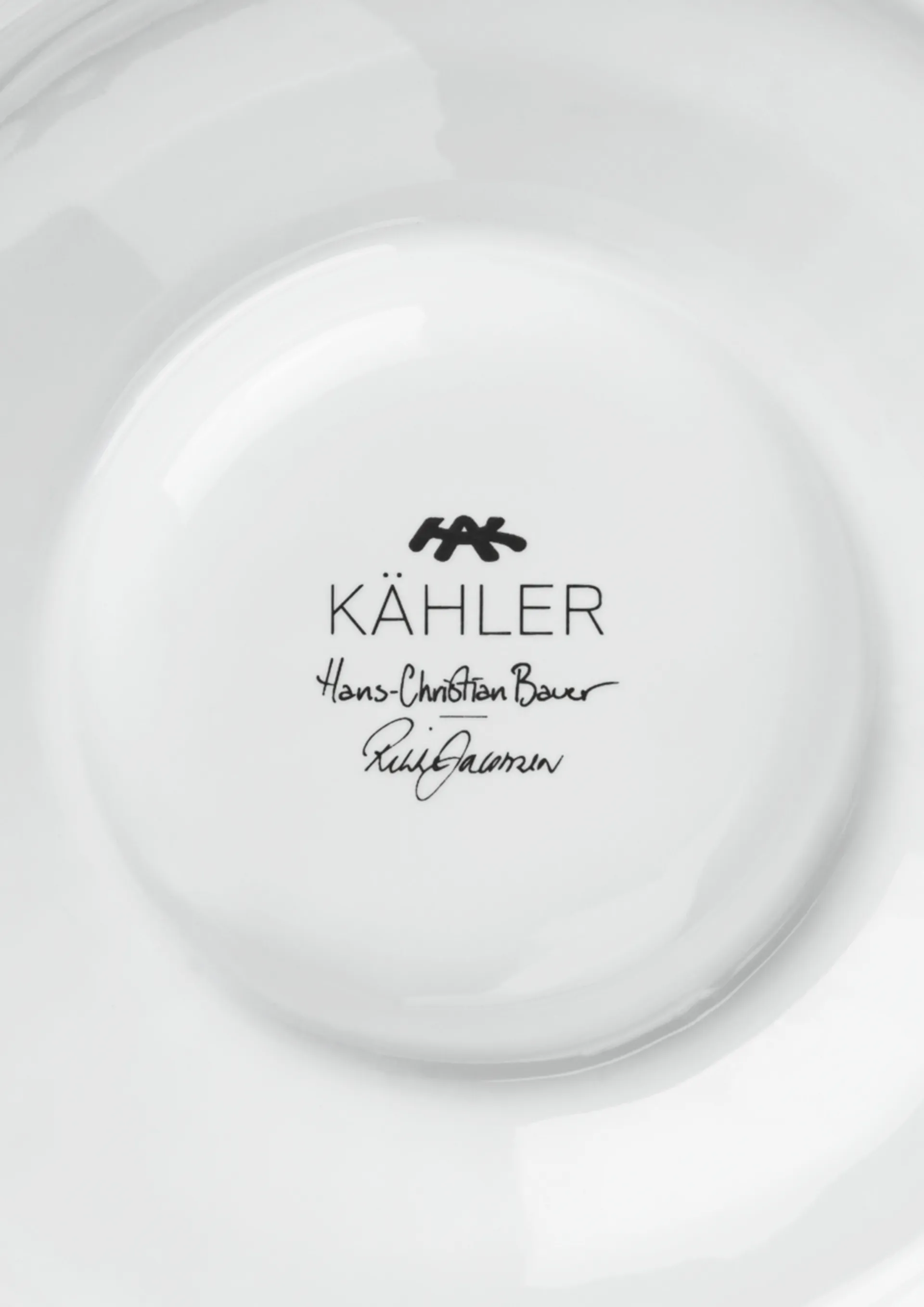 Bougeoir pour bougie bloc Hammershøi Christmas Ø 13 cm, Blanc Kähler