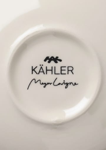 Bougeoir Signature - Blanc-vert - Kähler