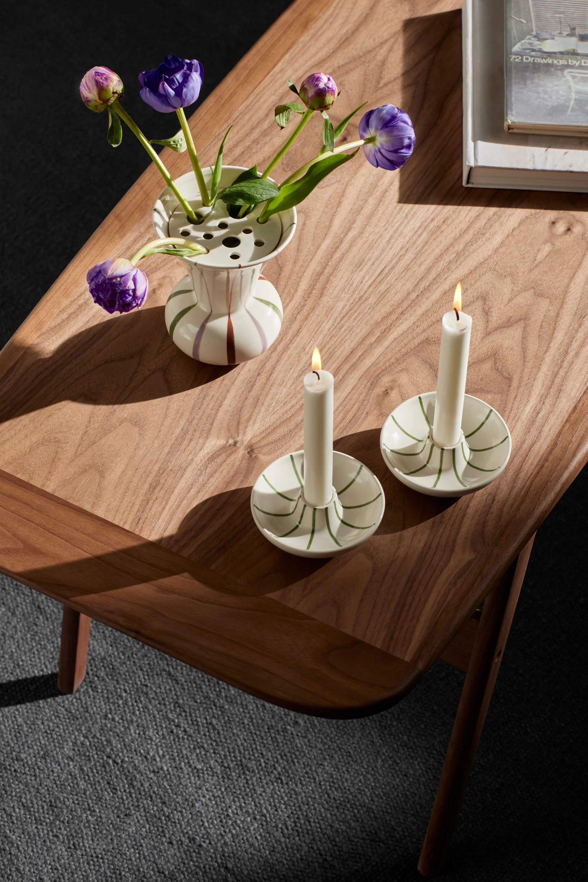 Bougeoir Signature, Blanc-vert Kähler