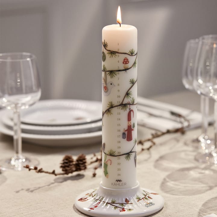 Bougie de l'Avent Hammershøi Christmas Ø 5 cm, 2023 Kähler