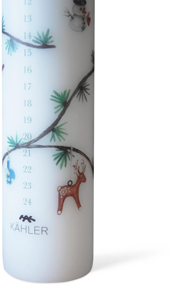 Bougie de l'Avent Hammershøi Christmas Ø 5 cm, 2024 Kähler