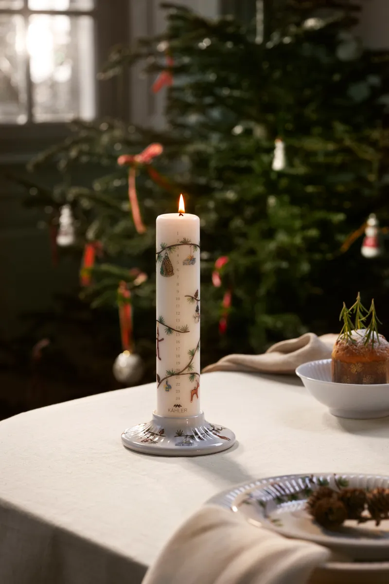 Bougie de l'Avent Hammershøi Christmas Ø 5 cm, 2024 Kähler