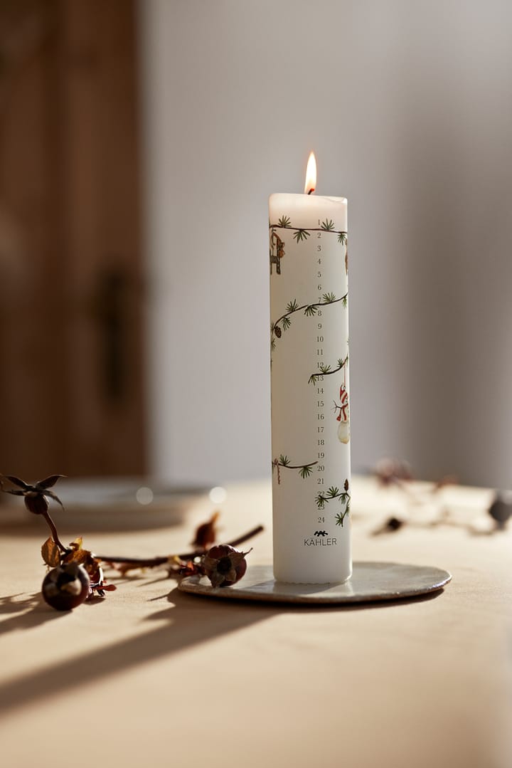 Bougie de l'Avent Hammershøi Christmas Ø5 cm, 2025 Kähler
