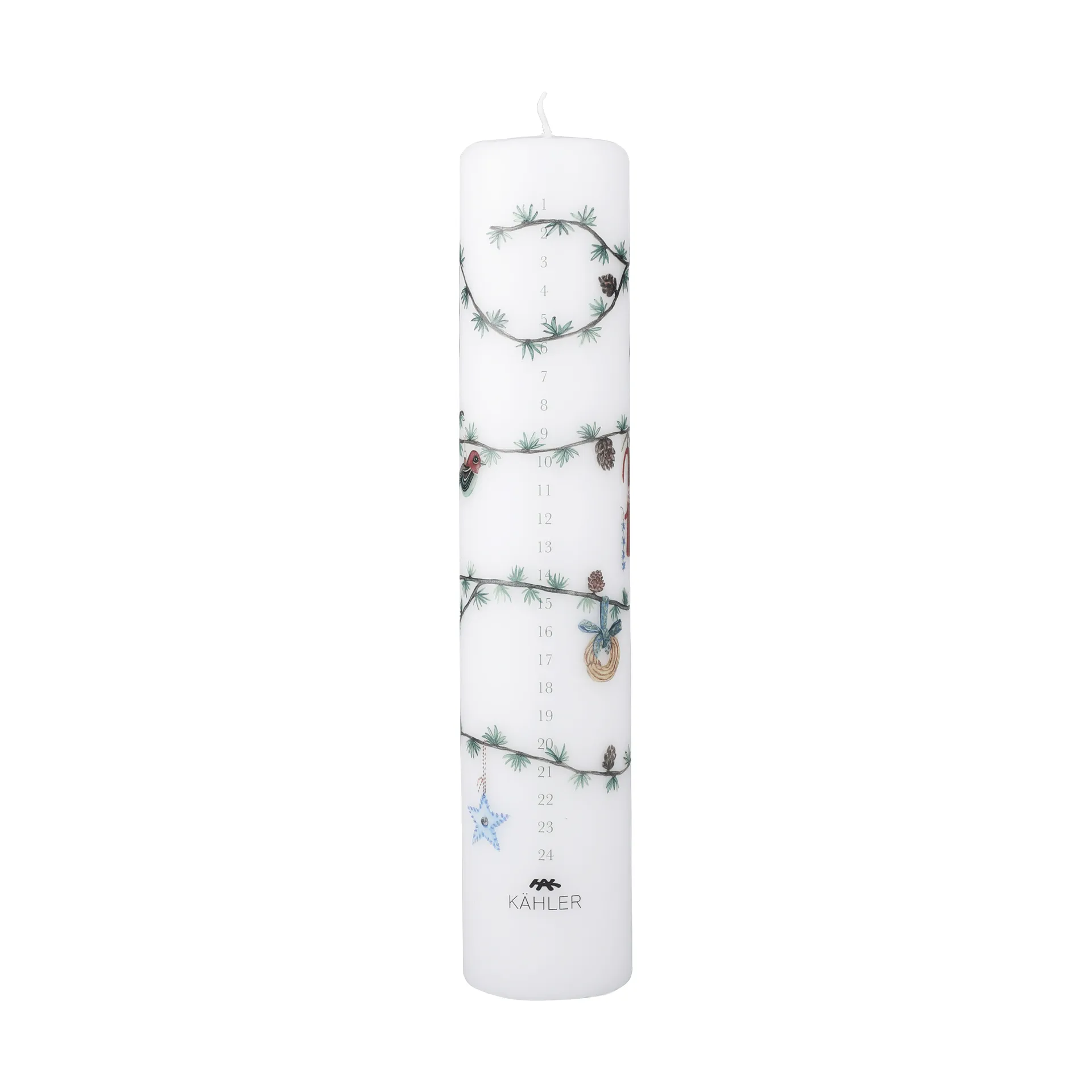 Bougie de l'Avent Hammershøi Christmas Ø5 cm, 2026 Kähler