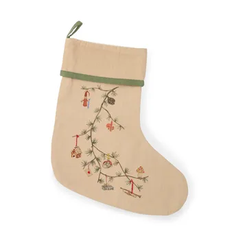 Chaussette de Noël Hammershøi Christmas - Beige - Kähler
