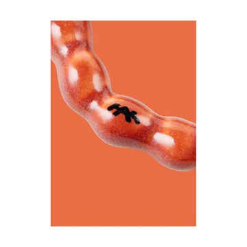 Couronne Christmas Tales 7 cm - Rouge - Kähler