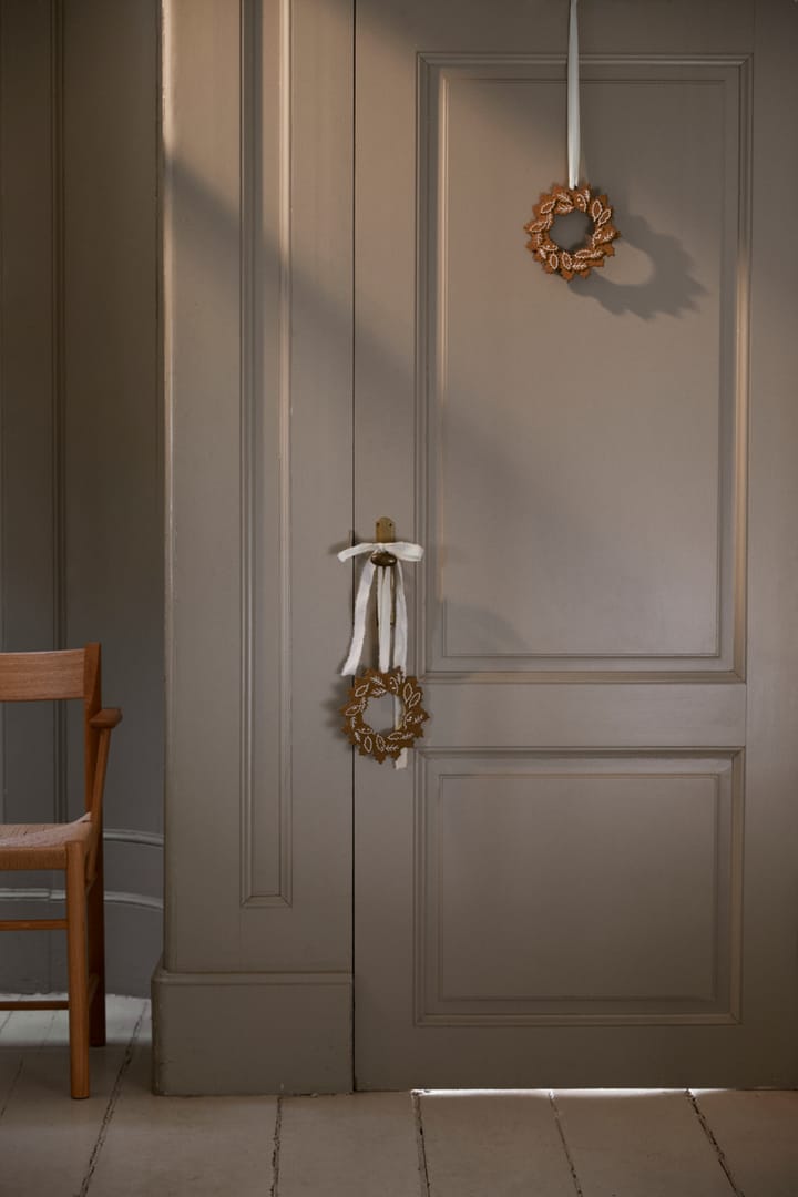 Couronne de Noël Gingerbread Ø18.5 cm, Brun Kähler