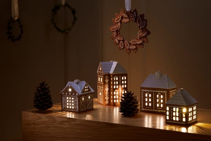 Couronne de Noël Gingerbread Ø18.5 cm, Brun Kähler