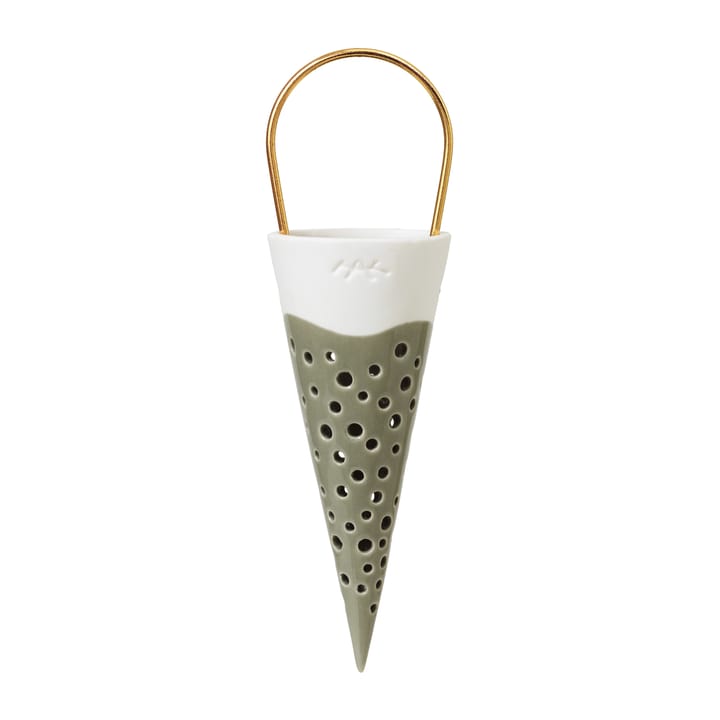 Décoration de Noël Cône de Noël Nobili 18 cm, Vert Kähler