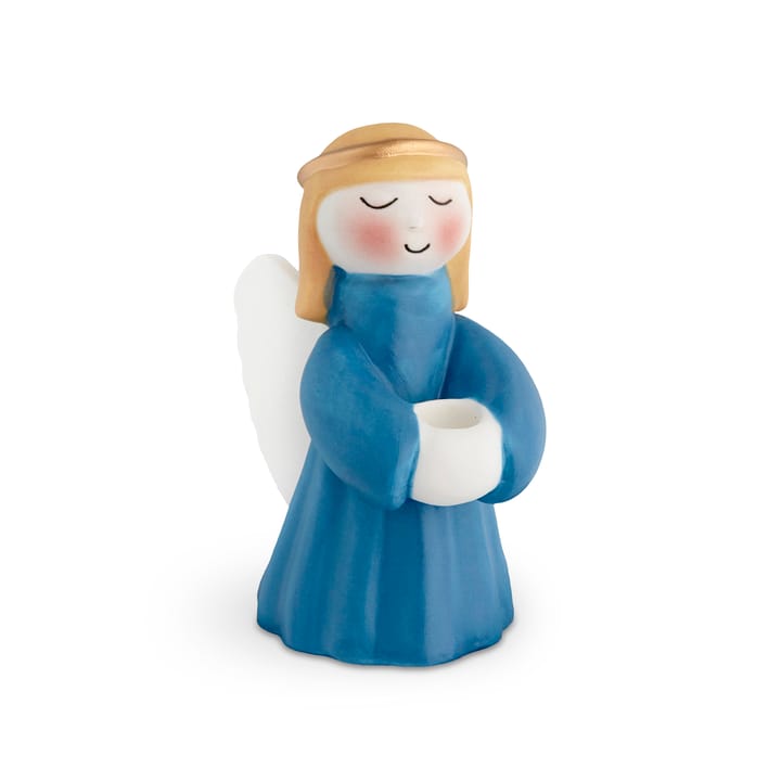 Figurine en porcelaine Kähler Christmas Ange - Bleu foncé - Kähler