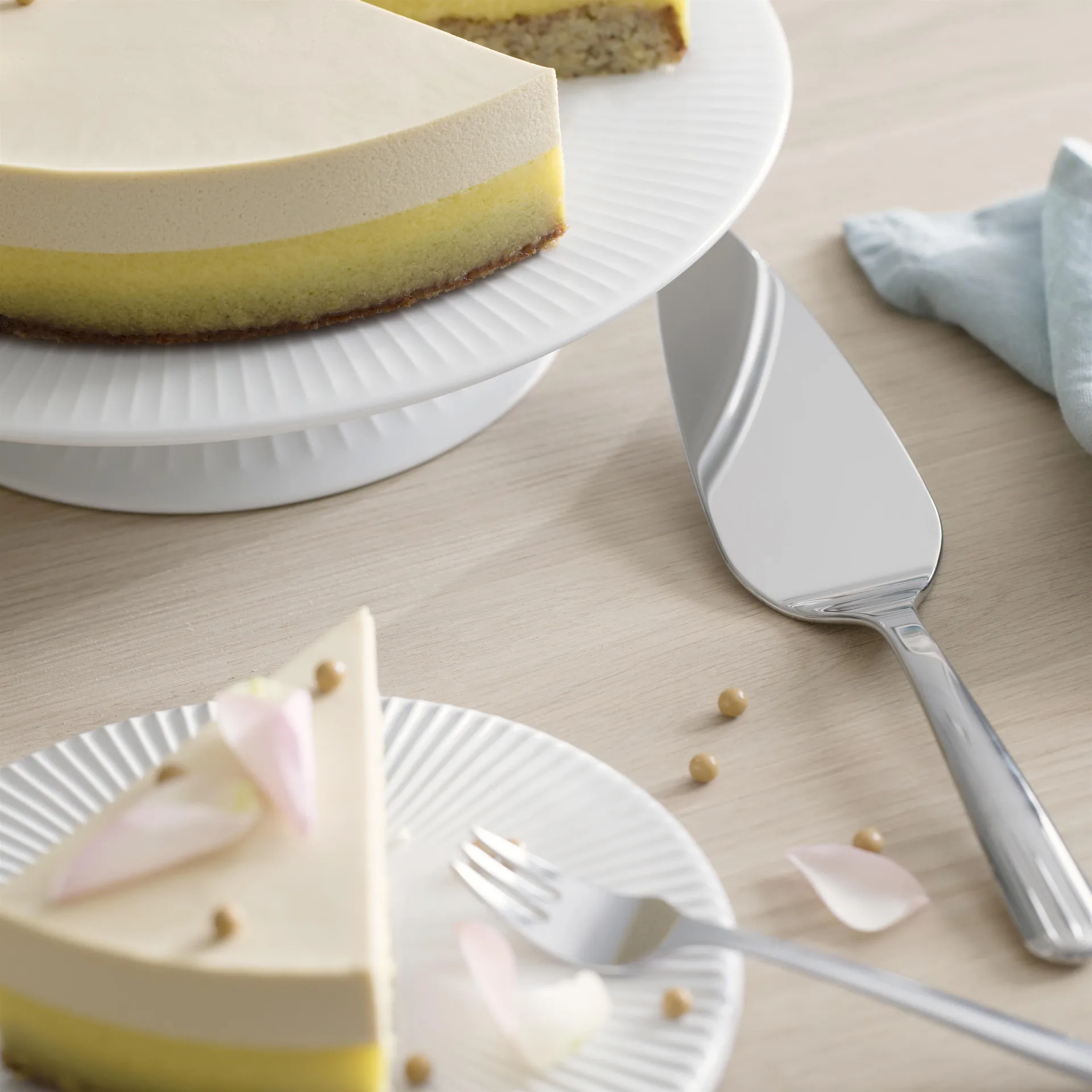 Fourchette à tarte Hammershøi, Acier inoxydable Kähler