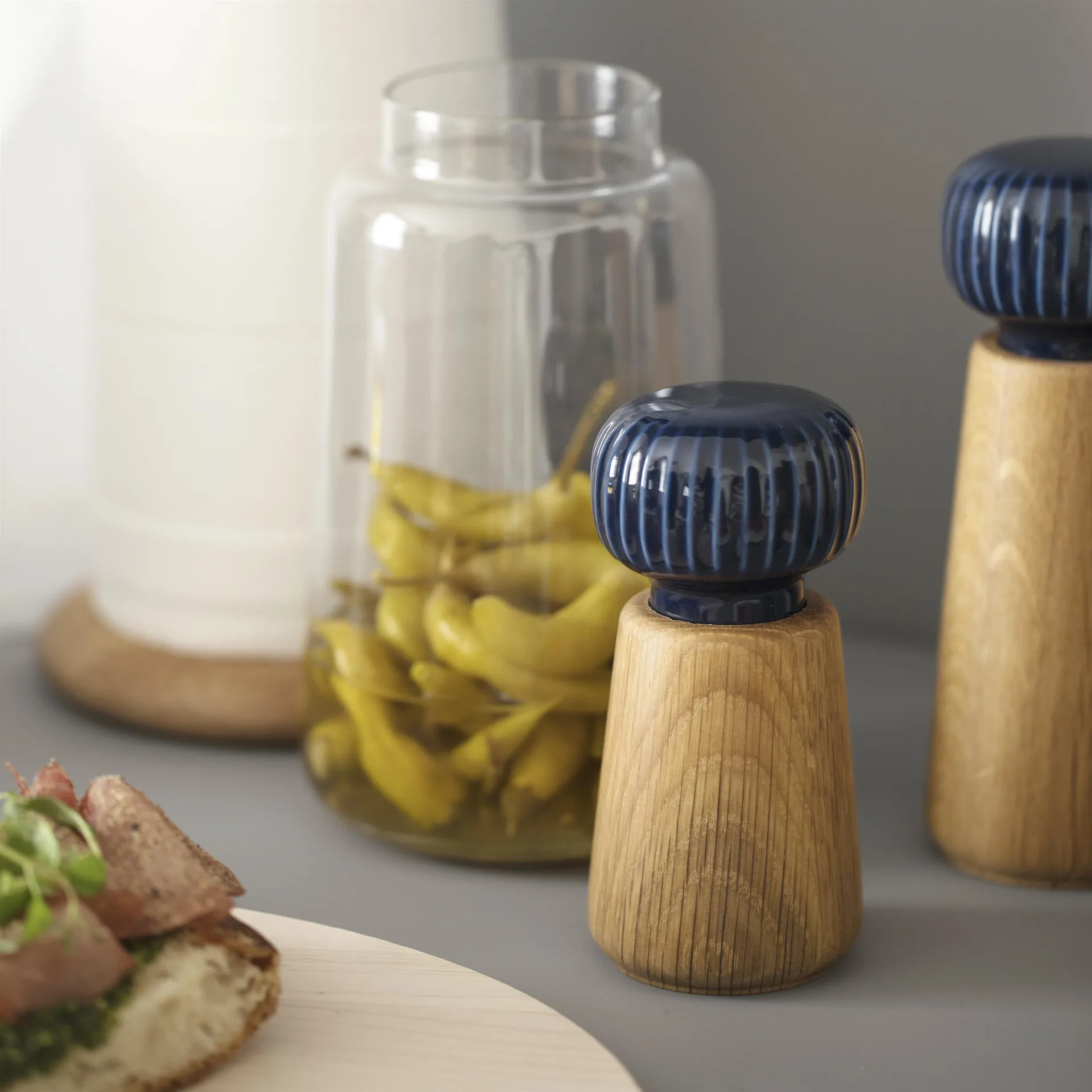 Moulin à épices Hammershøi, grand, indigo Kähler