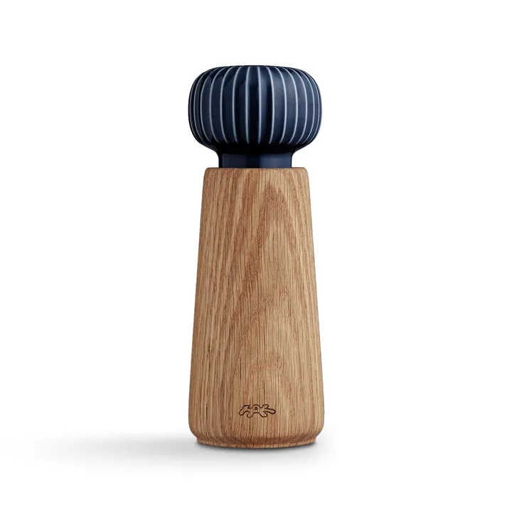 Moulin à épices Hammershøi taille L - Indigo, 18 cm - Kähler