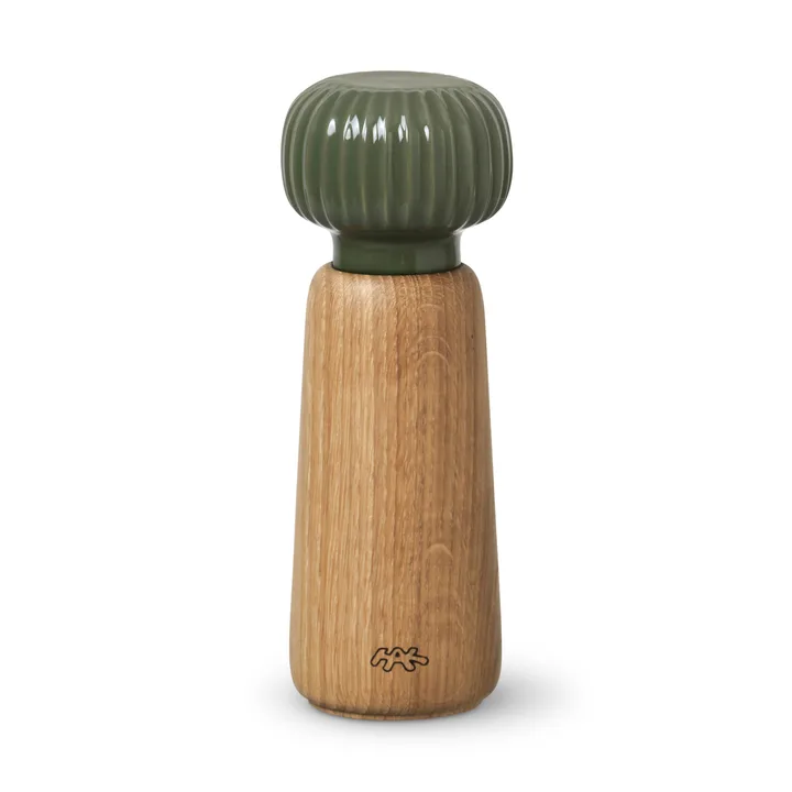 Moulin à épices Hammershøi taille L - Vert foncé, 18 cm - Kähler