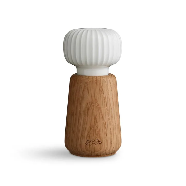 Moulin à épices Hammershøi taille S - Blanc, 14 cm - Kähler
