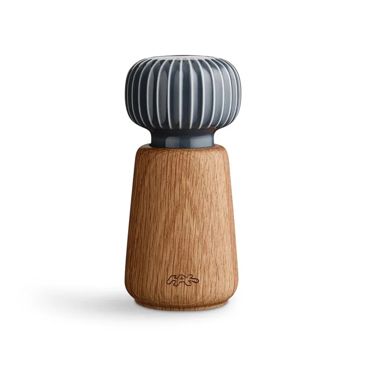 Moulin à épices Hammershøi taille S - Gris anthracite, 14 cm - Kähler