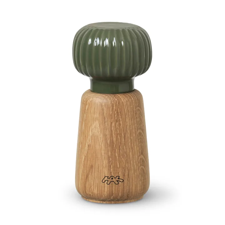 Moulin à épices Hammershøi taille S - Vert foncé, 14 cm - Kähler