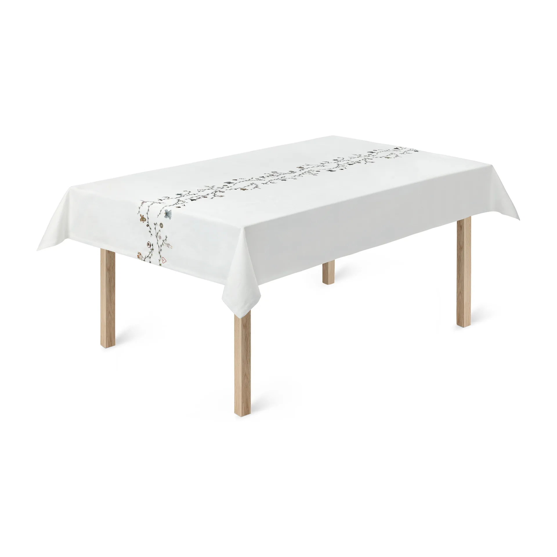Nappe Hammershøi Christmas 150x220 cm, Blanc Kähler