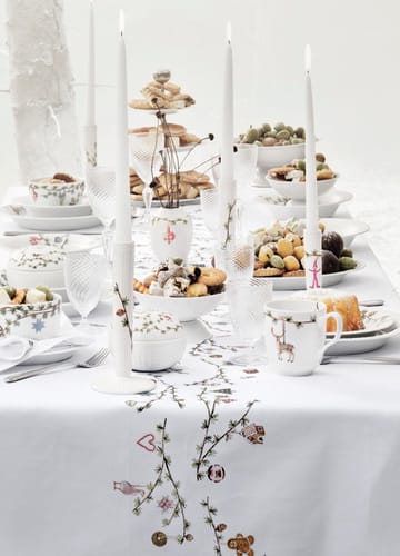 Nappe Hammershøi Christmas 150x370 cm - Blanc - Kähler