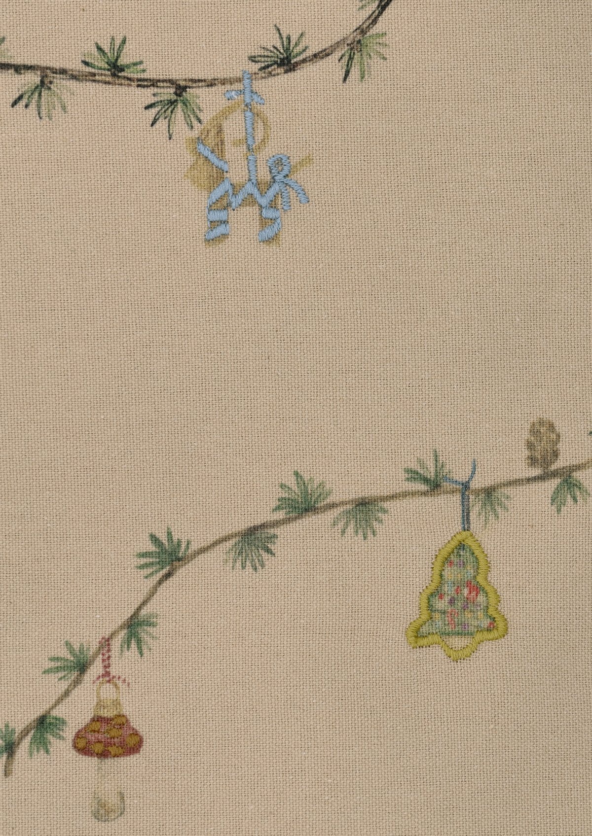 Kähler Nappe Hammershøi Christmas beige 150x370 cm