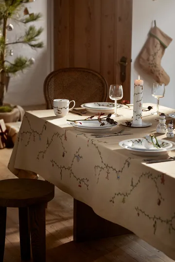 Nappe Hammershøi Christmas sand - 150x220 cm - Kähler