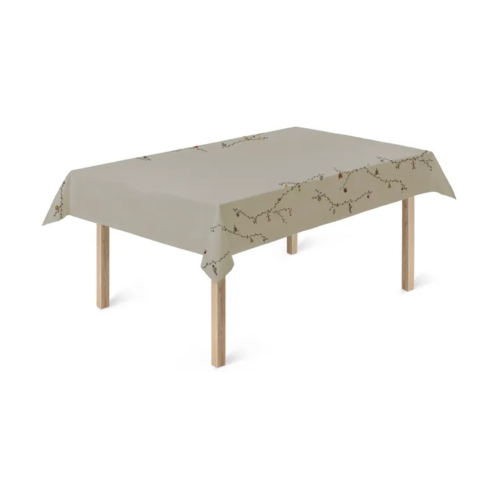 Nappe Hammershøi Christmas sand - 150x270 cm - Kähler