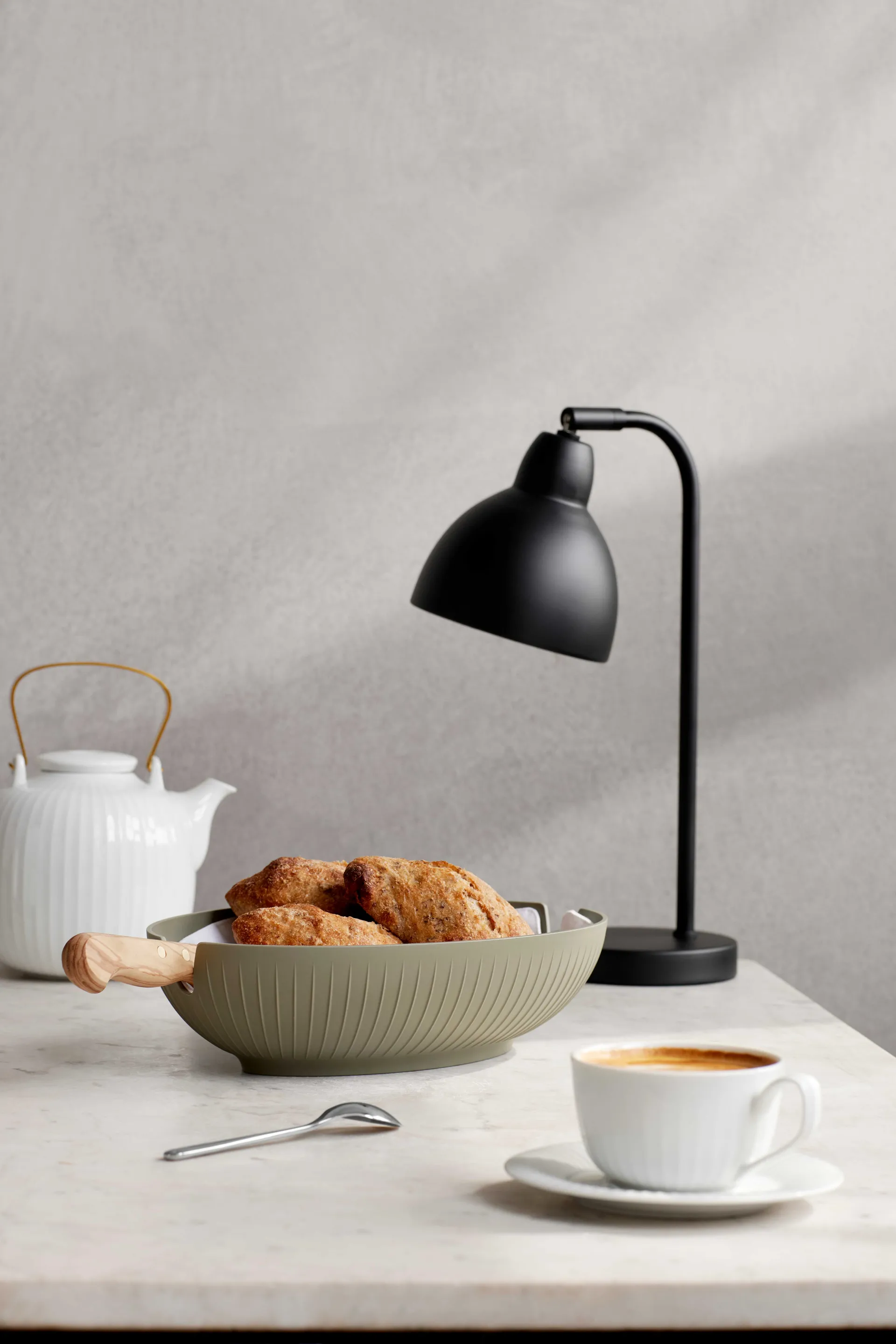 Panier à pain Hammershøi, Vert Kähler