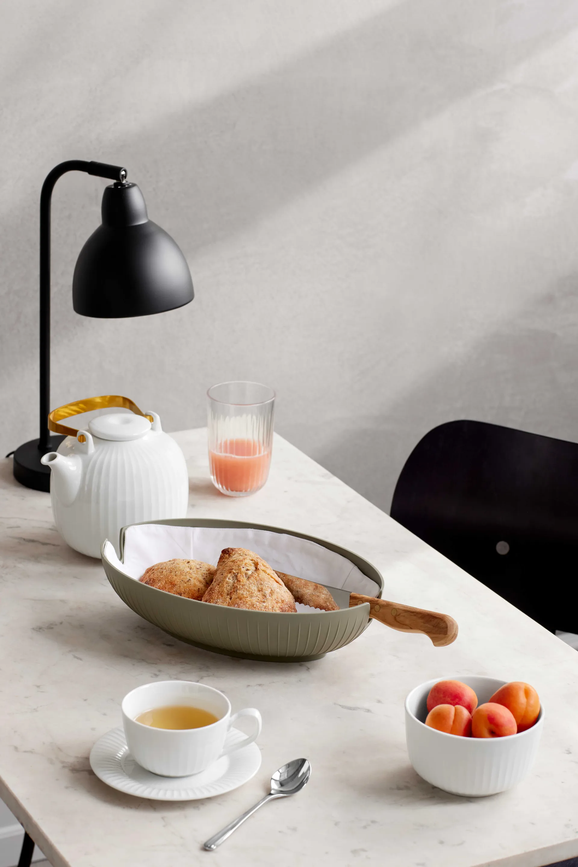 Panier à pain Hammershøi, Vert Kähler