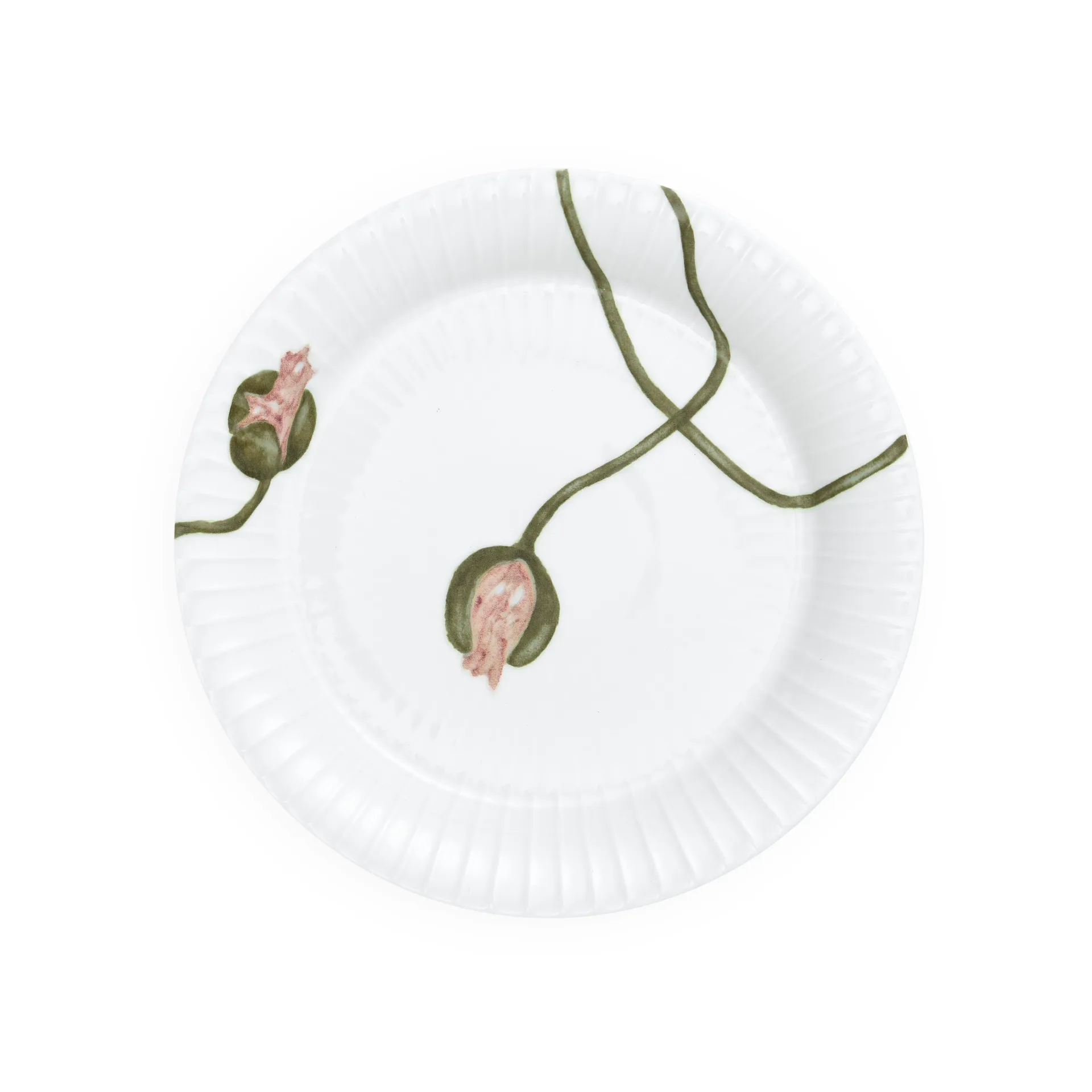 Petite assiette Hammershøi Poppy 19cm, Blanc Kähler
