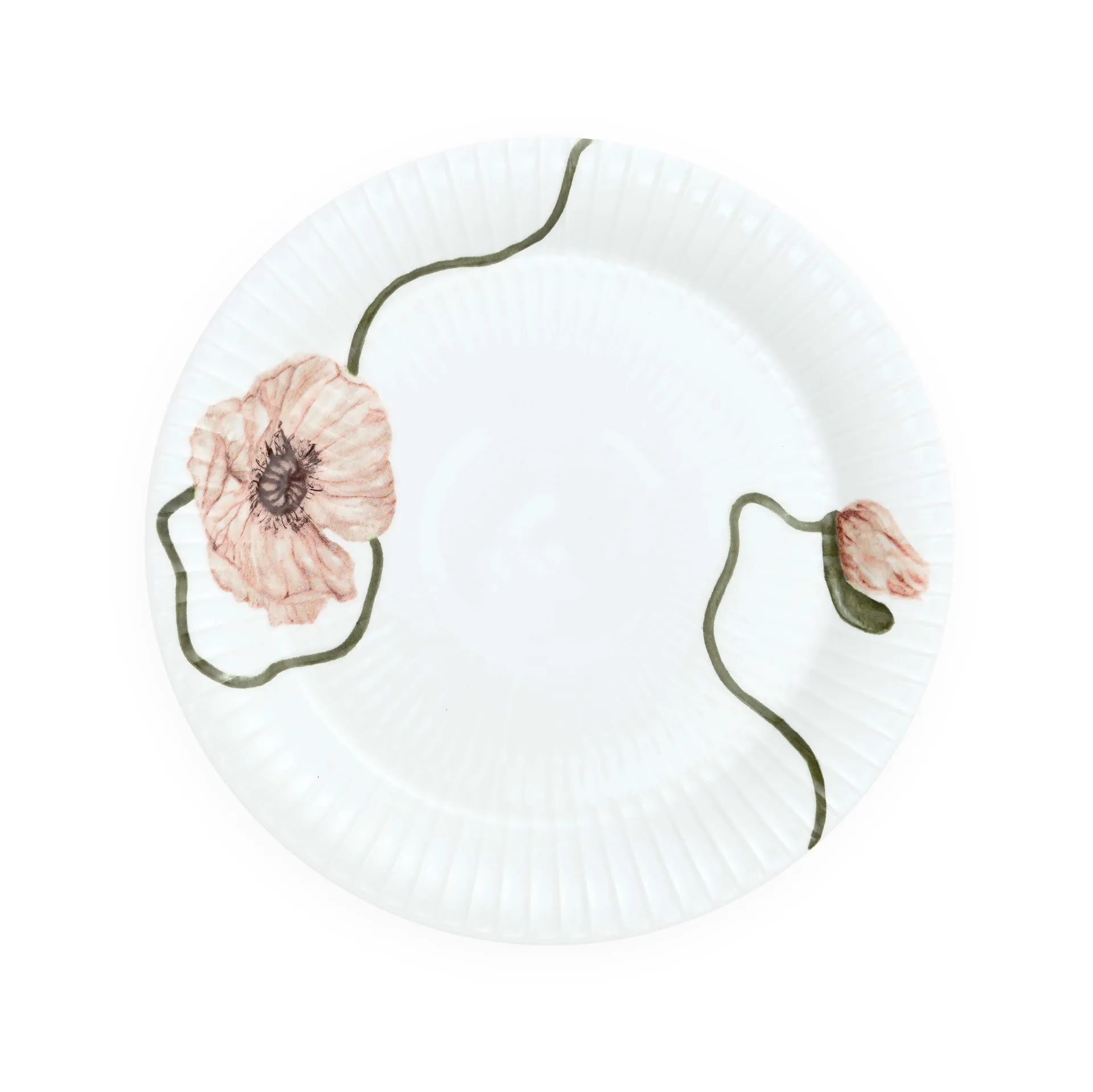 Petite assiette Hammershøi Poppy 22cm, Blanc Kähler