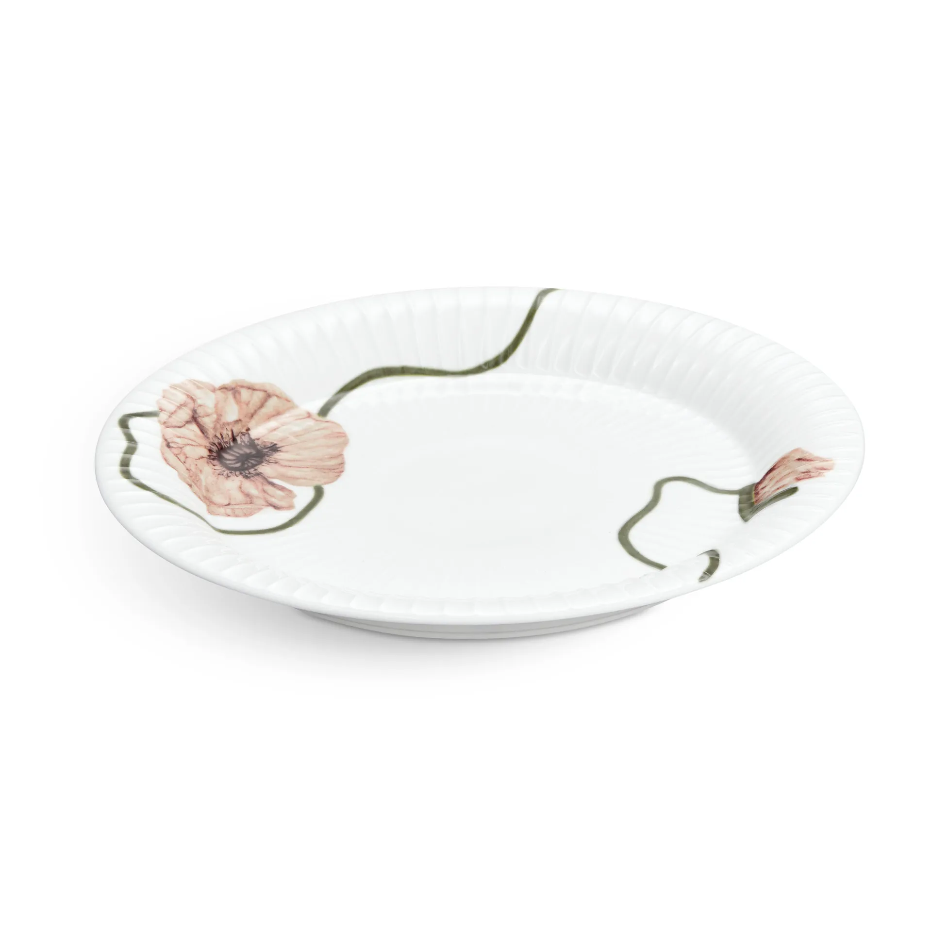 Petite assiette Hammershøi Poppy 22cm, Blanc Kähler