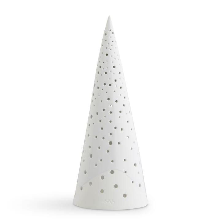 Photophore Nobili grand - snow white (blanc) - Kähler