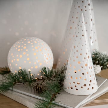 Photophore Nobili petit - blanc neige - Kähler