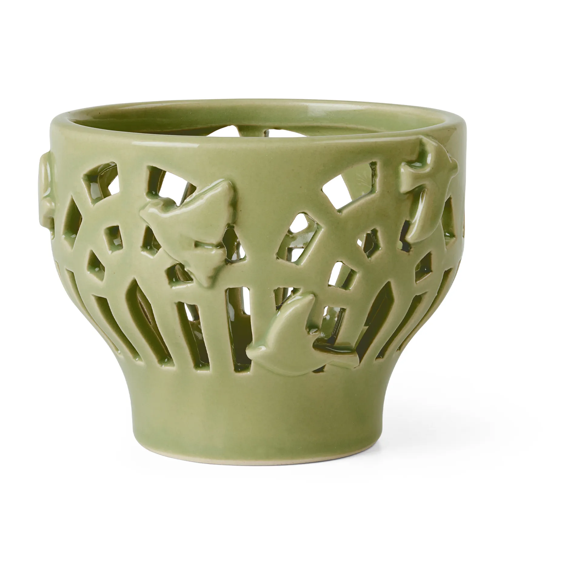 Photophore Orangery Ø9 cm, Spring leaf Kähler