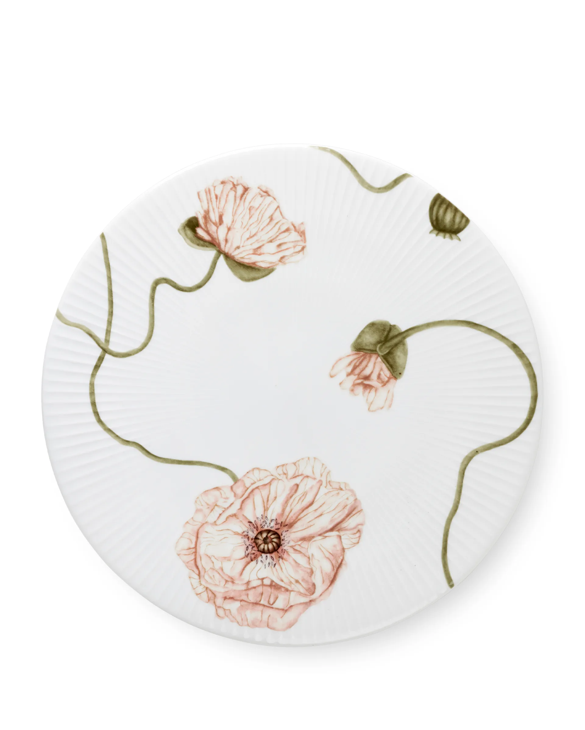 Plat à tarte Ø30 cm Hammershøi Poppy, Blanc Kähler