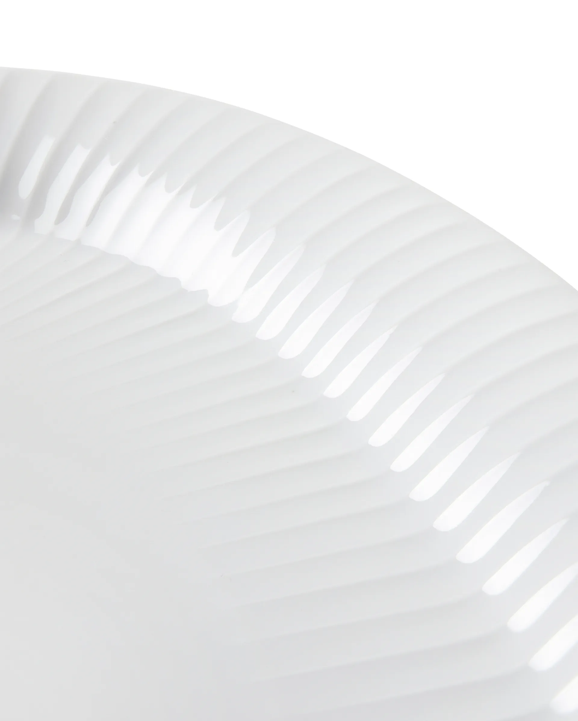 Plat de service oval Hammershøi 40x22,5 cm, Blanc Kähler