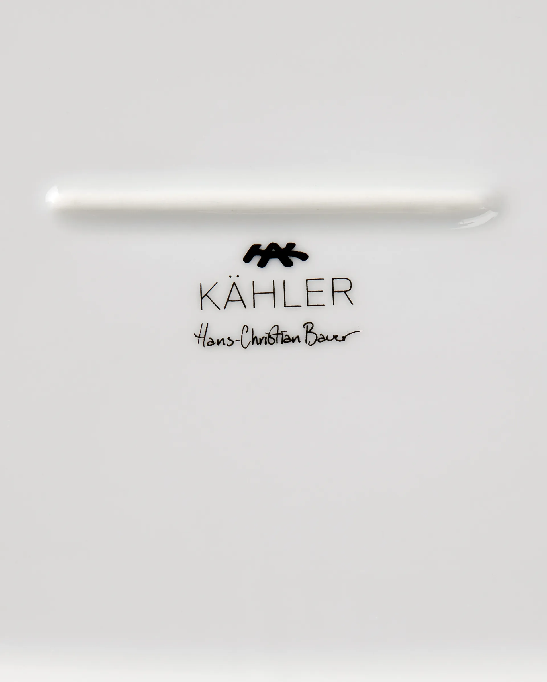 Plat de service oval Hammershøi 40x22,5 cm, Blanc Kähler