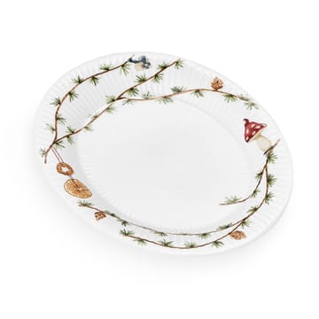 Plat oval Hammershøi Christmas - 22,5x28,5 cm - Kähler