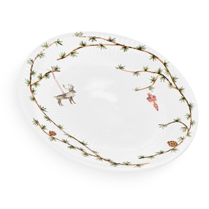 Plat oval Hammershøi Christmas, 27x34 cm Kähler
