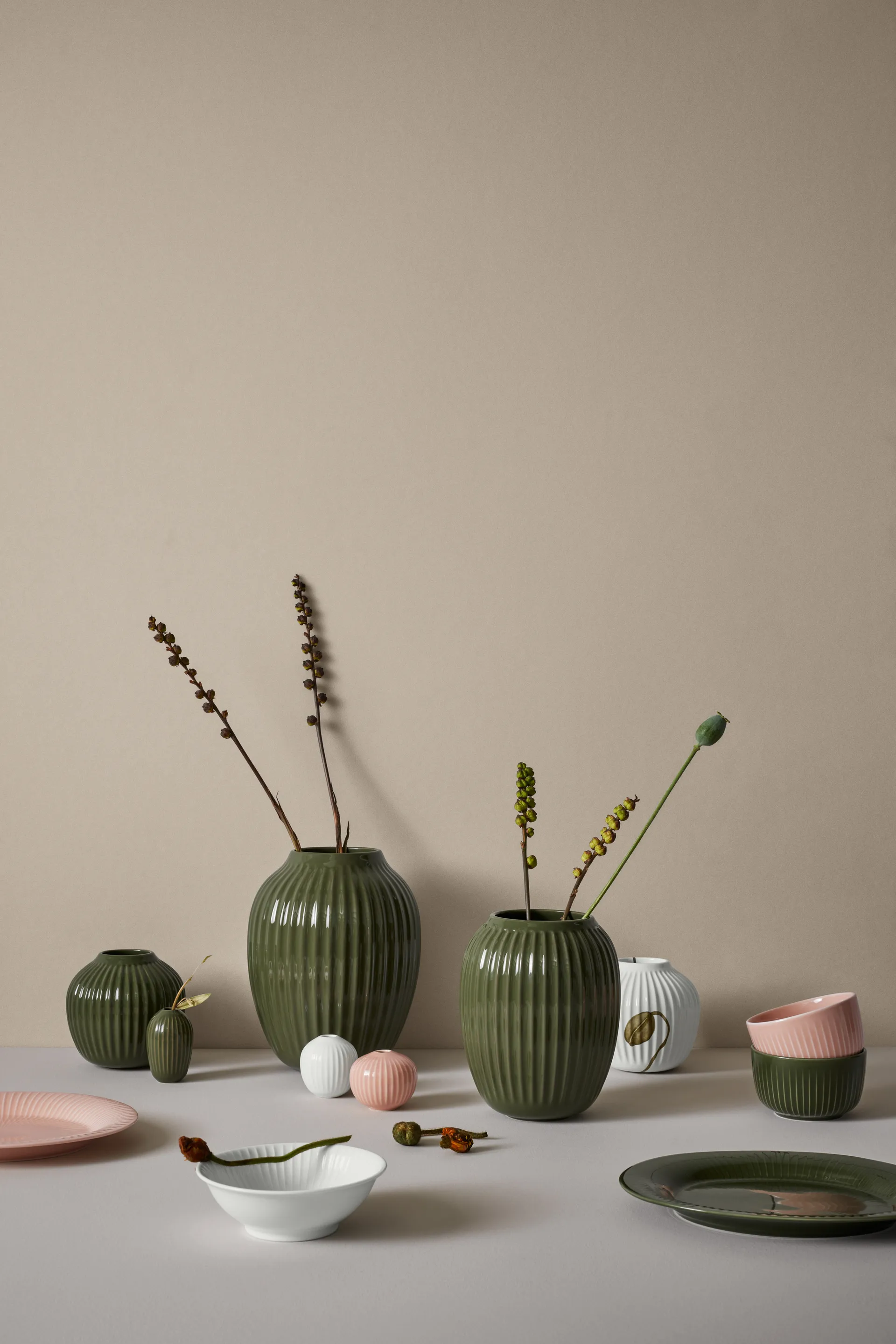 Plateau Hammershøi, Vert foncé Kähler