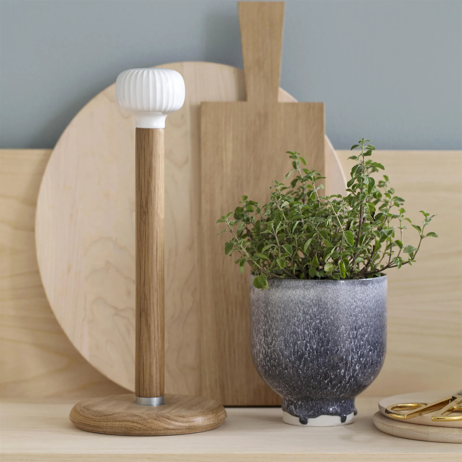 Porte Essuie-tout Hammershøi, blanc Kähler