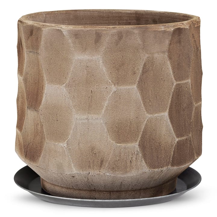 Pot Avec soucoupe Gro sable clair - Ø 43 cm - Kähler
