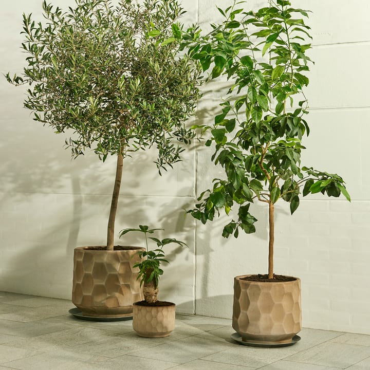 Pot Avec soucoupe Gro sable clair - Ø 43 cm - Kähler