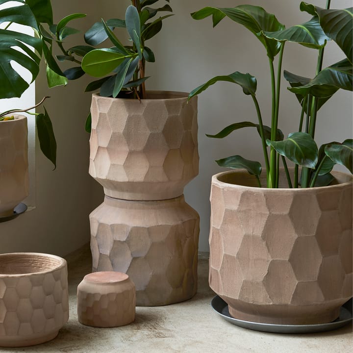 Pot Avec soucoupe Gro sable clair - Ø 43 cm - Kähler