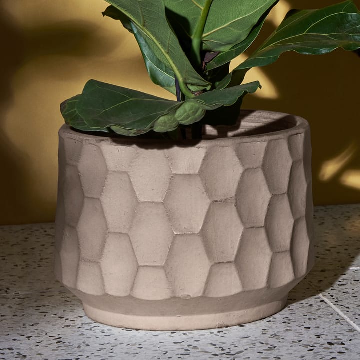 Pot de fleur Gro Light Sand, Ø21,5 cm Kähler